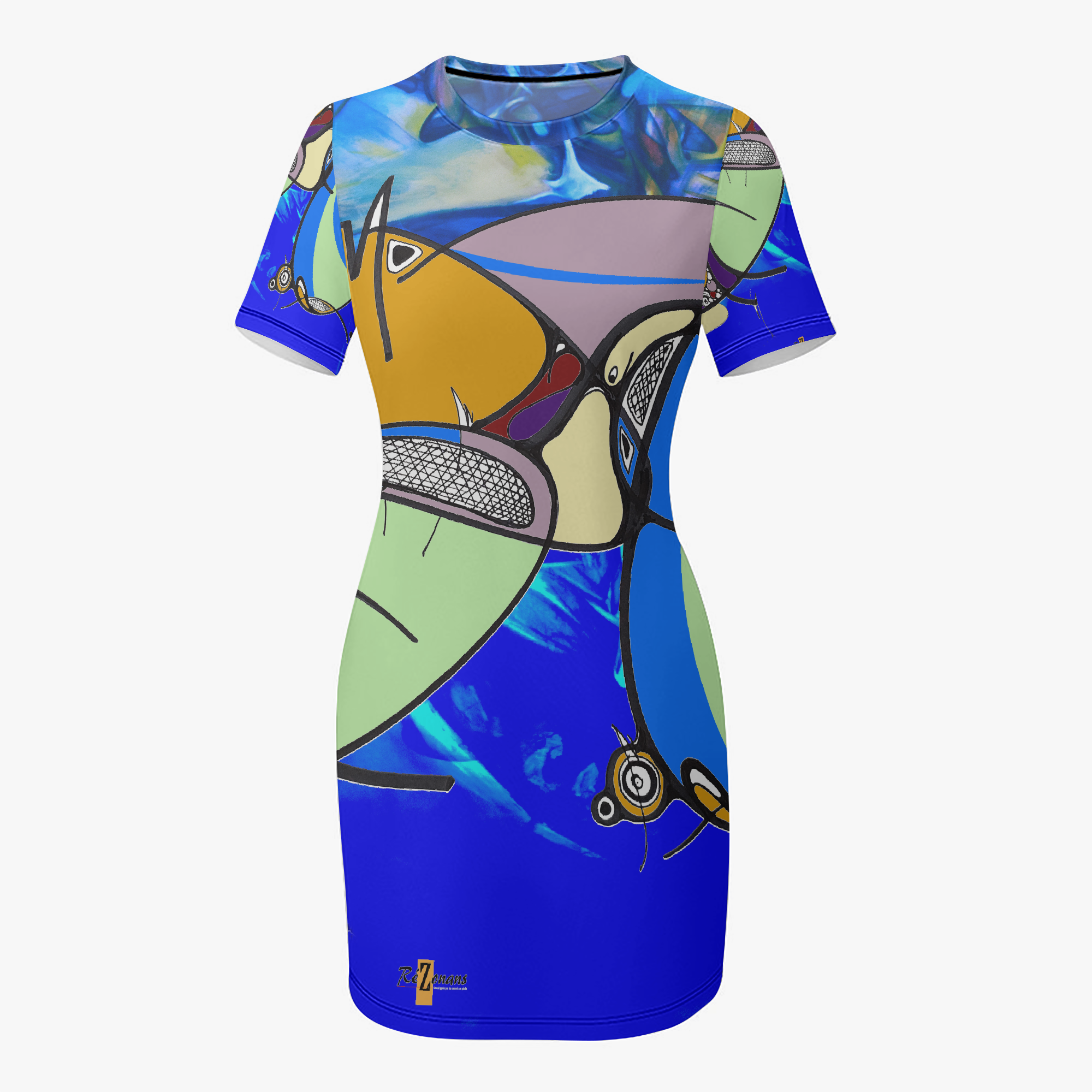 Robe courte moulante Yòlblé